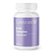CELEBRATE VITAMINS Vitamin B-50 Complex Capsules, 90 Count