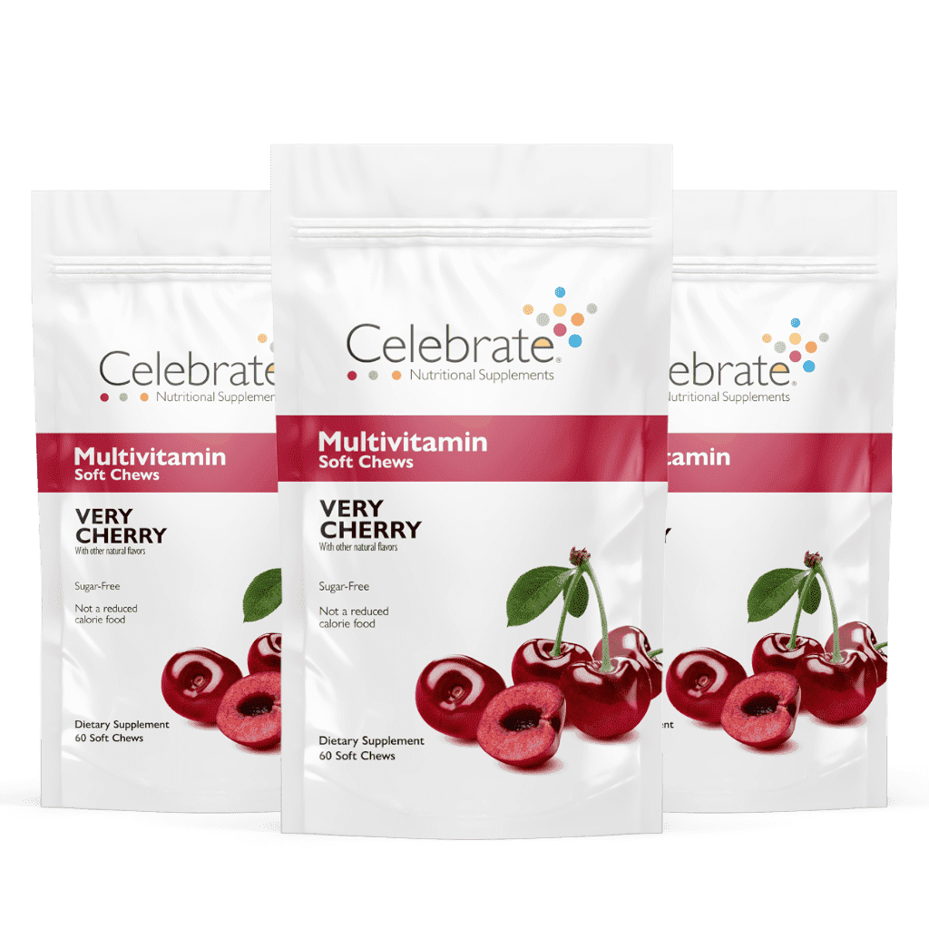 Celebrate Vitamins Bariatric Multivitamin Soft Chews - Very Cherry - 180 Count