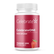 CELEBRATE VITAMINS CelebrateONE Bariatric One a Day Multivitamin Chewable, Iron Free, Strawberry Creme, 30 Count