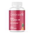 thumbnail image 1 of Celebrate Vitamins Multi-Complete 60 Daily Bariatric Multivitamin with 60mg Iron Chewables - Tropical - 60 Count, 1 of 8