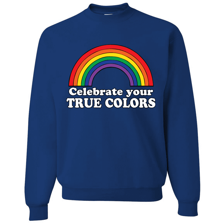 Rainbow sweatshirt walmart on sale