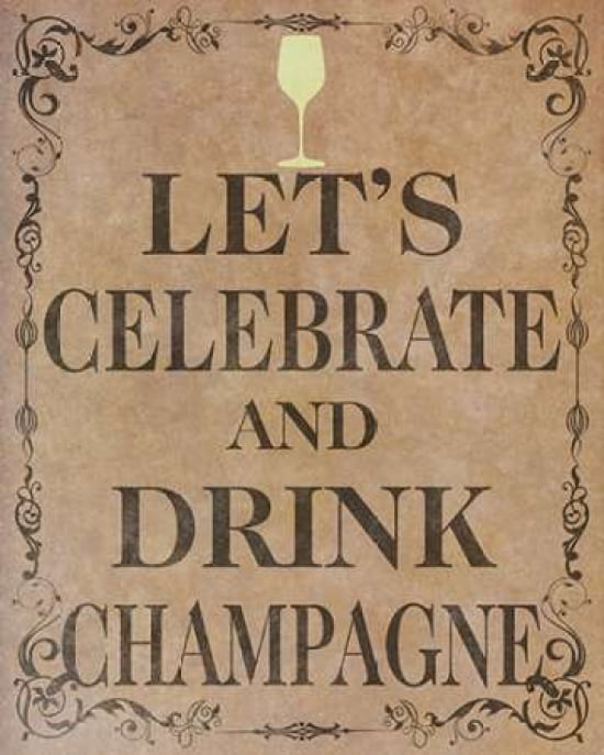Celebrate and Cheer II Canvas Art - SD Graphics Studio (24X30)