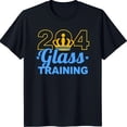 thumbnail image 1 of Celebrate in Style: Black T-Shirt with Yellow Crown & '204 Glass ' Graphic, 1 of 5