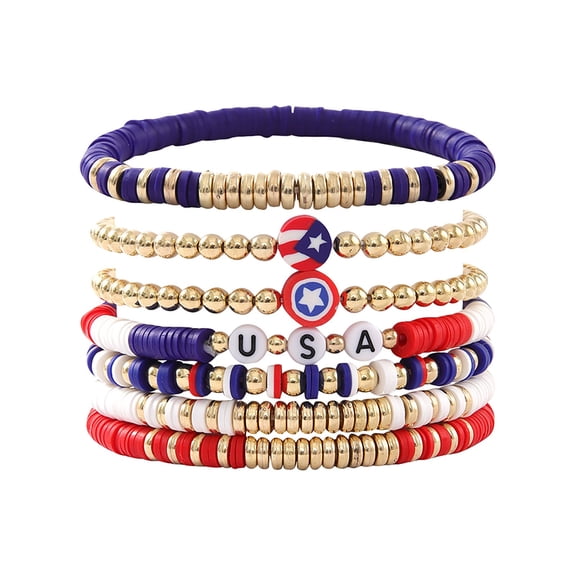 Celebrate in Style with 4th of July Bracelets Perfect Patriotic Decorations and Jewelry for Women Accessories