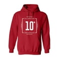 thumbnail image 1 of Celebrating 10th Anniversary. Hoodie Men -Image by Shutterstock, Male Large, 1 of 4