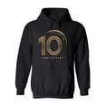 thumbnail image 1 of Celebrating Anniersary 10 Hoodie Men -Image by Shutterstock, Male 3X-Large, 1 of 4