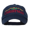 thumbnail image 1 of Celebrating First Christmas Embroidered Low Cap - Navy OSFM, 1 of 5