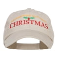 thumbnail image 1 of Celebrating First Christmas Embroidered Low Cap - Stone OSFM, 1 of 5