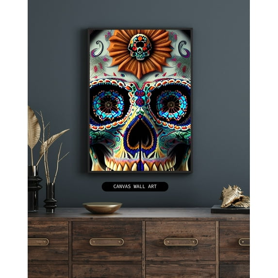 Celebrating Life and Death- Canvas Wall Art