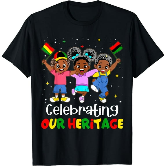 Celebrating Our Heritage Black History Month Toddler Kids T-Shirt