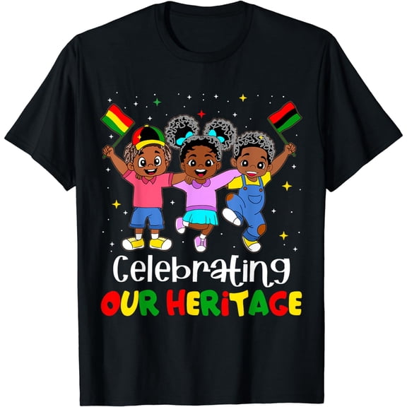 Celebrating Our Heritage Black History Month Toddler Kids T-Shirt
