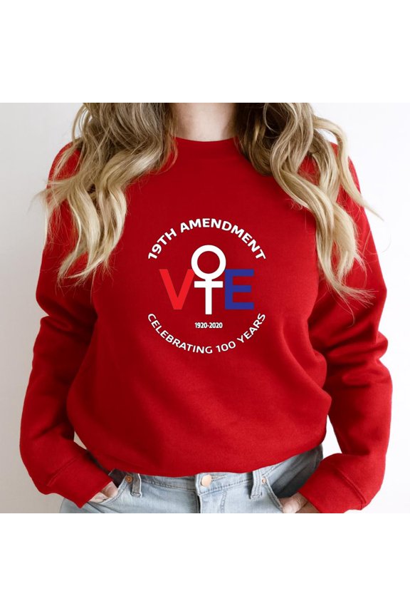 Celebrating The 19th Amendment Vintage Suffrage History Graphic SW769 Unisex Sweatshirt, Up to Size 5XL