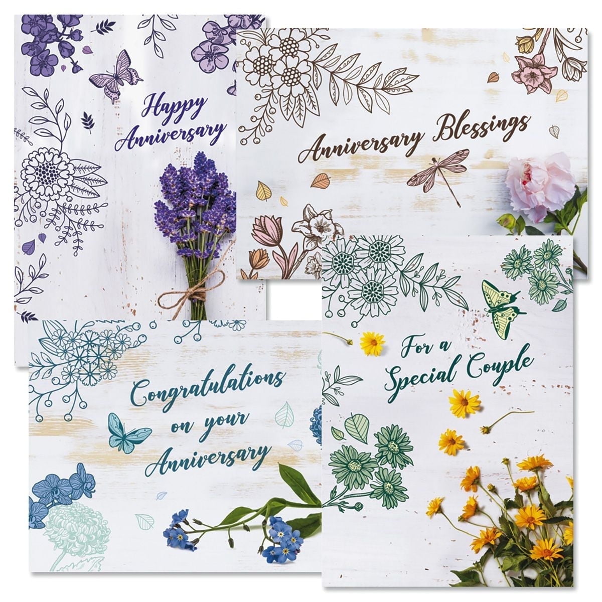 Current Celebrating Your Anniversary Faith Greeting Cards - Set of 8, 5