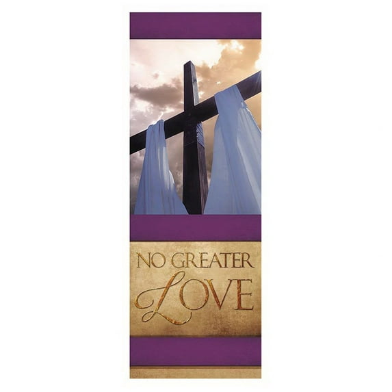 Celebration Banners L5488 Easter Series - No Greater Love Banner