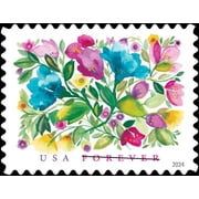 Celebration Blooms USPS Forever Postage Stamp 5 Sheets of 20 US First Class Celebrate Flower Announcement Wedding Holiday 100 Stamps