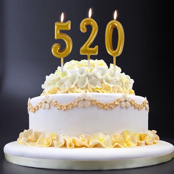 Celebration Candles Elegant Convenient ABS Fashion Number Celebration Candles for Birthday Pink ABS,Wax Rope