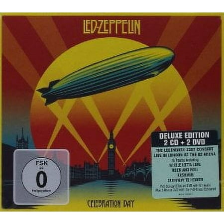 Pre-Owned Celebration Day [Deluxe Edition] [2CD+2DVD] [PAL Version] by Led Zeppelin (CD & DVD, 2012)
