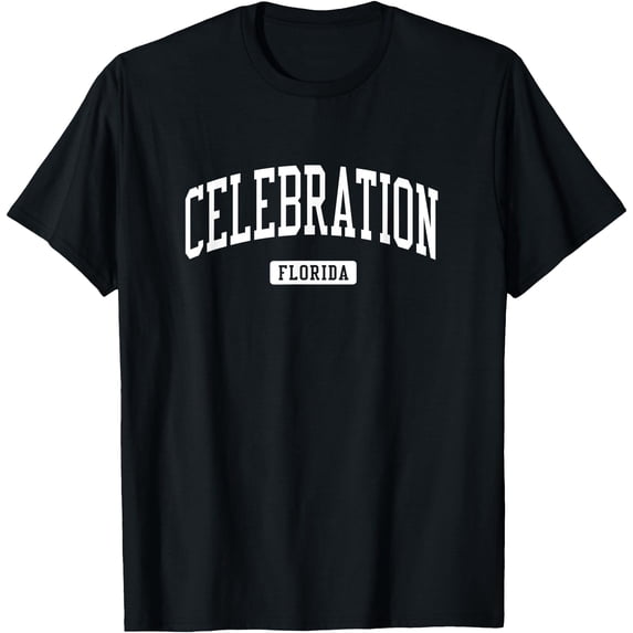 Celebration Florida FL Athletic Sports Design T-Shirt - Walmart.com