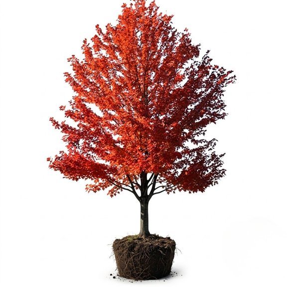 Celebration Freeman Maple Tree Starter Plant, 1-2 Ft, Full Sun, USDA Zones 4-8 - Fresh Nursery Grown
