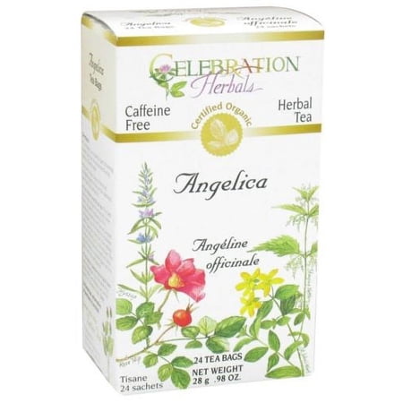 Celebration Herbals Angelica Root Organic, 24 Ct
