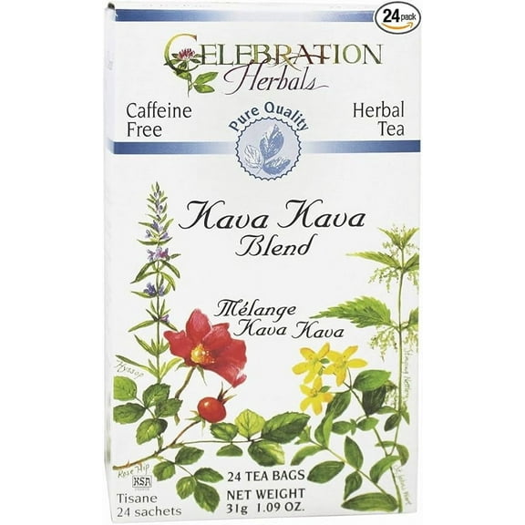 Celebration Herbals Celebration Herbals Herbal Tea Caffeine Free Kava Kava Blend - 24 Herbal Tea Bags