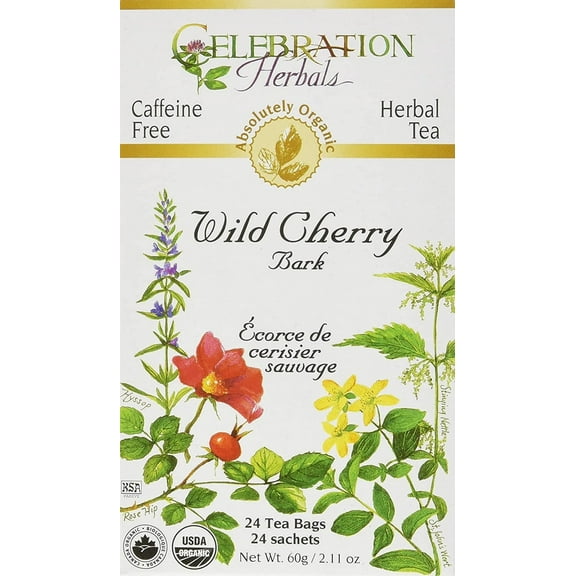 Celebration Herbals Herbal Tea Wild Cherry Bark 24 Bags (Pack of 1)