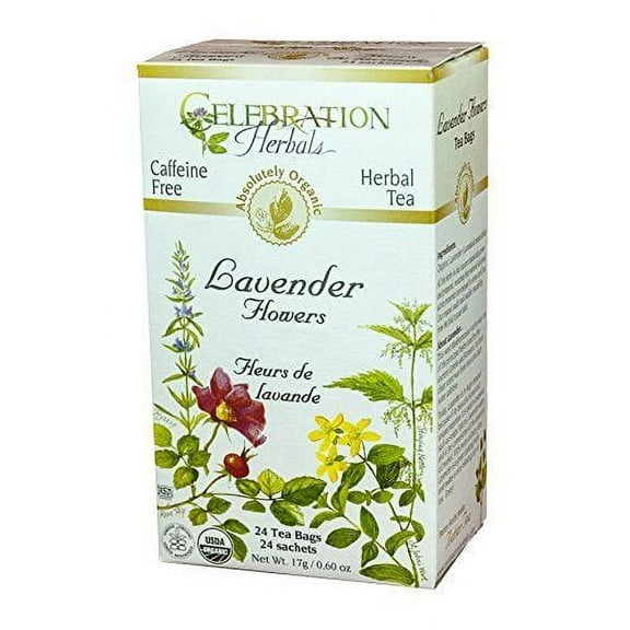 Celebration Herbals Lavender Flowers Tea Organic, 24 Ct
