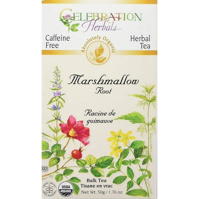 Celebration Herbals Organic Marshmallow Root Bulk Tea Caffeine Free 1