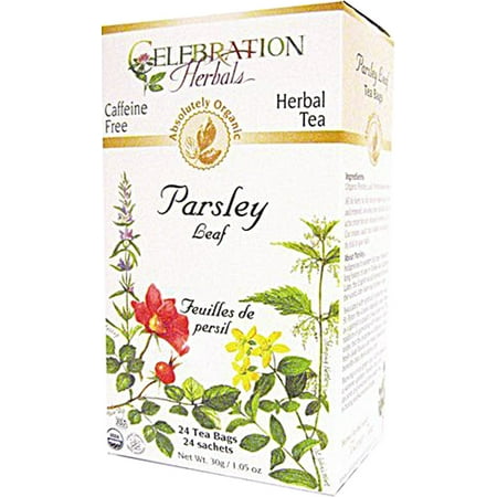 Celebration Herbals Parsley Leaf Tea Organic, 24 Ct