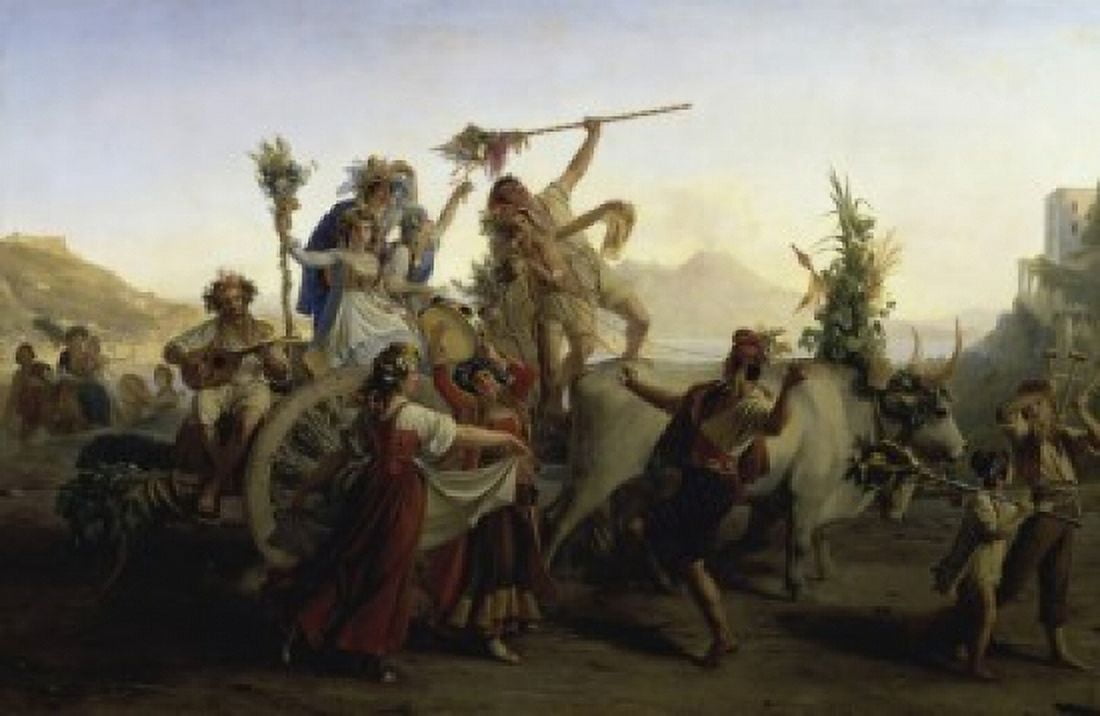 Celebration of the Return of the Madame of Arc 1827 Louis Leopold Robert (1794-1835French)  Oil on canvas  Musee du Louvre Paris Canvas Art - Louis Leopold Robert (18 x 24)