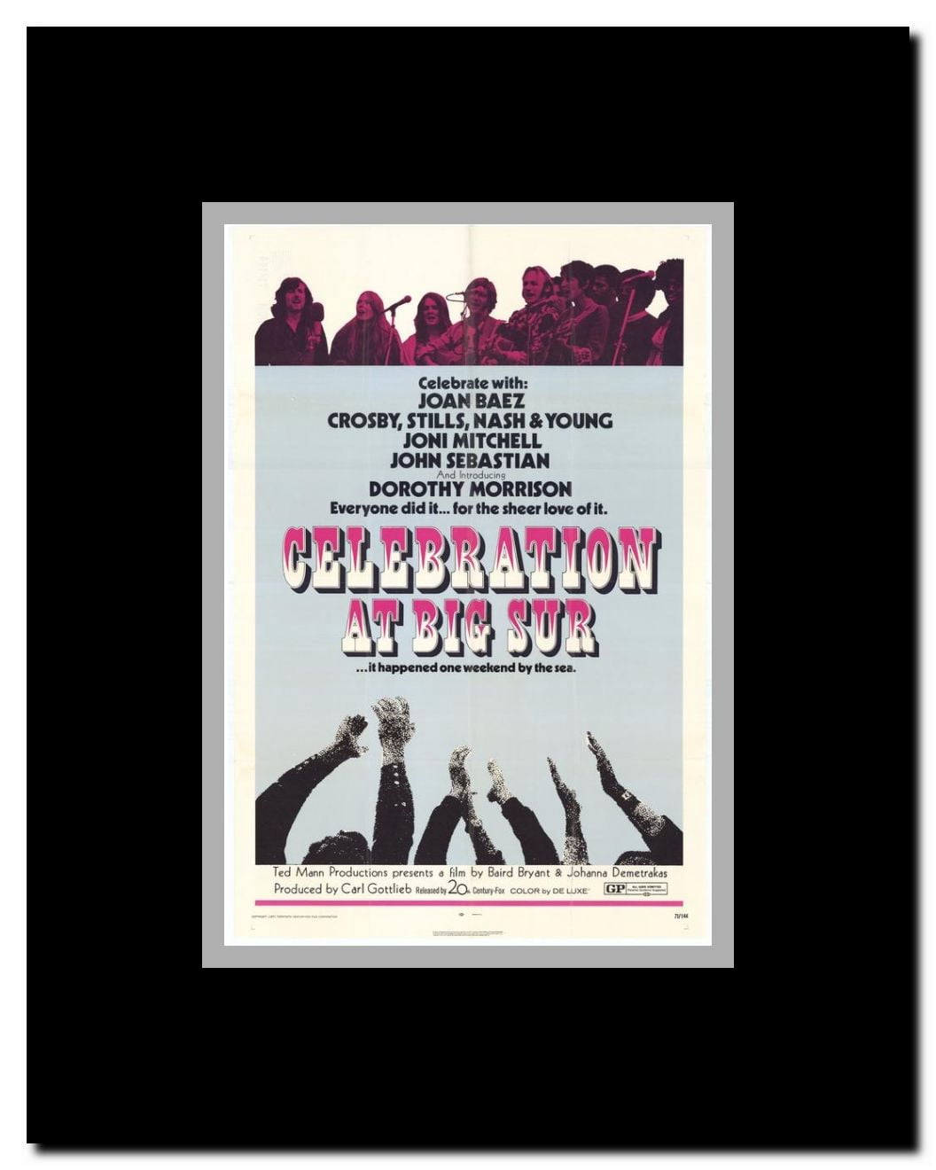 Celebration at Big Sur Framed Movie Poster
