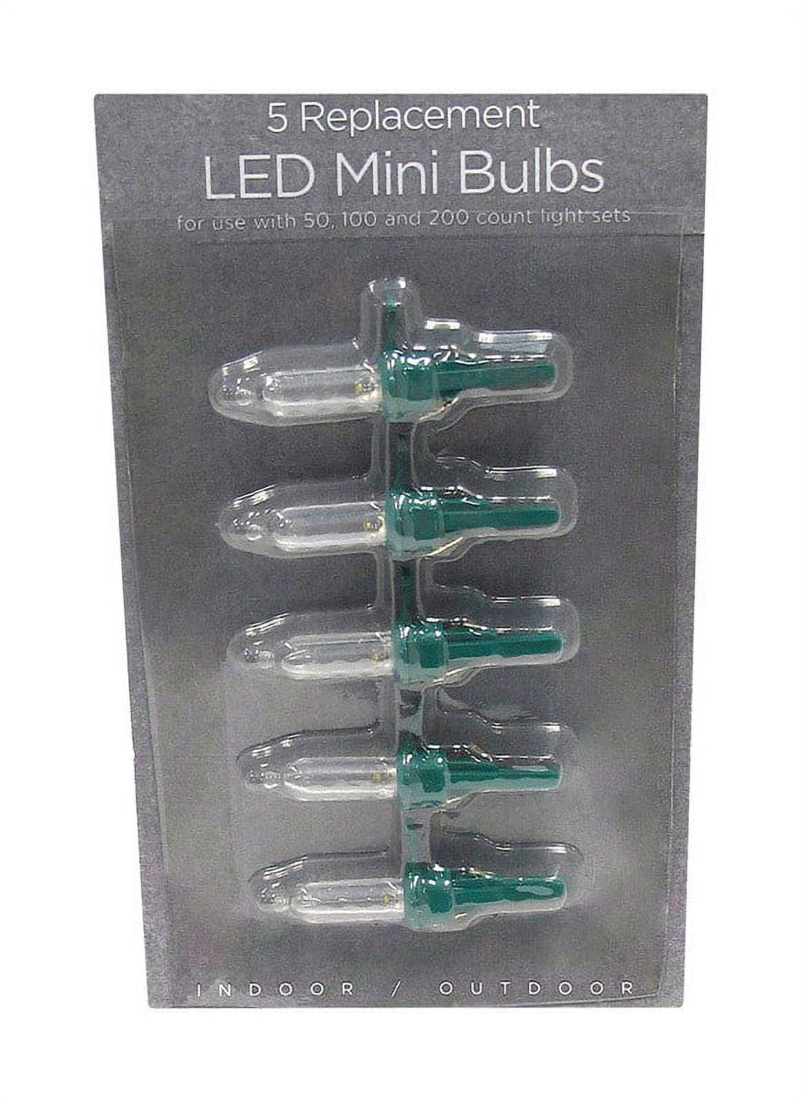 Celebrations 1122271 LED Mini Replacement Christmas Light Bulbs