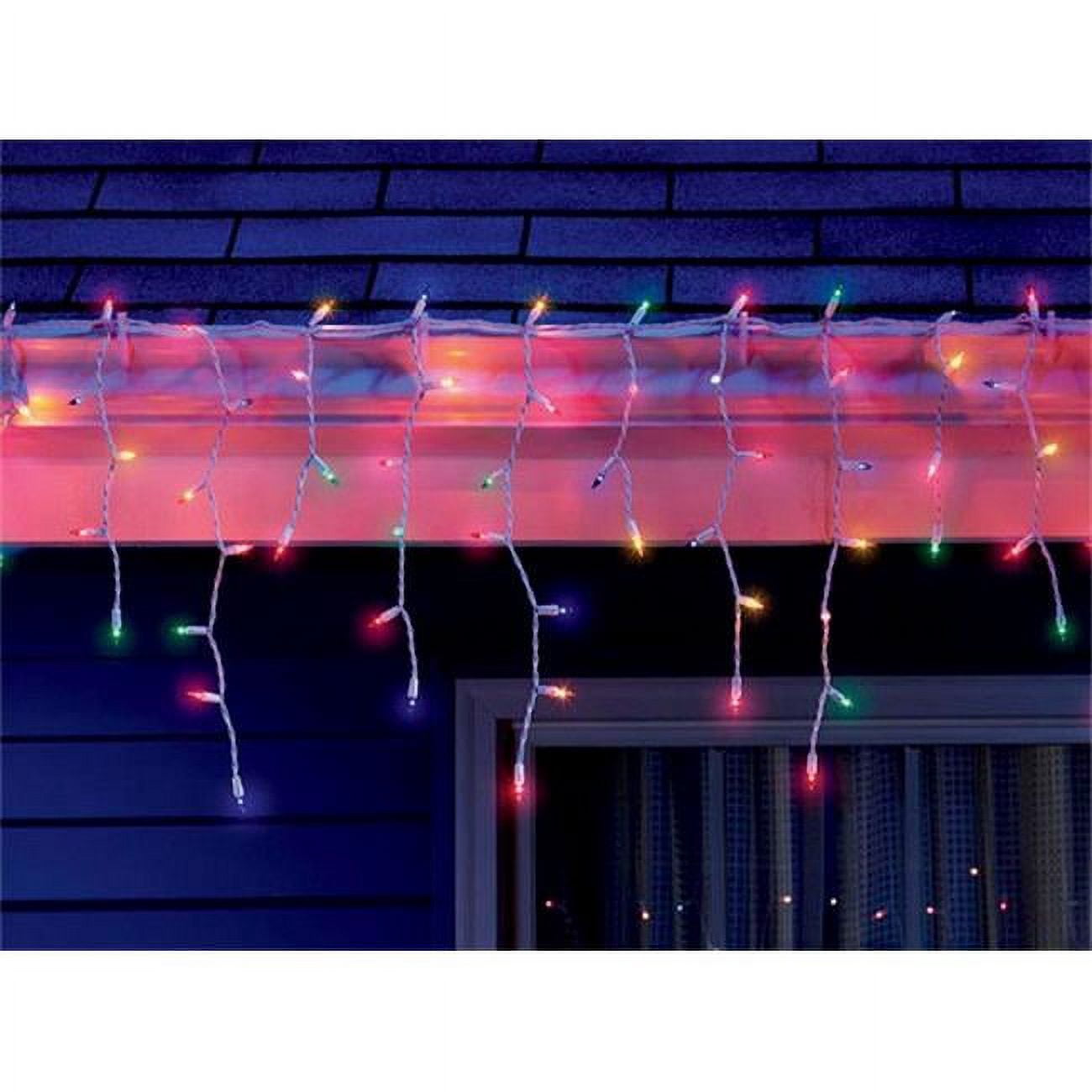 Celebrations 14089-71 Multi-Colored Mini Icicle Outdoor 300 Light Set