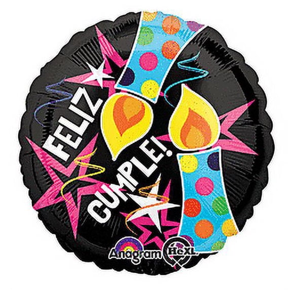 Celebrations 18c Hx: Felize Cumple Candles&stars