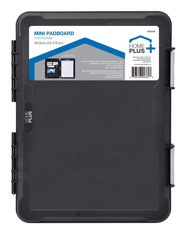 Celebrations 2414787 10.5 x 13.5 in. Home Plus Tempered Hardboard Clipboard Organizer