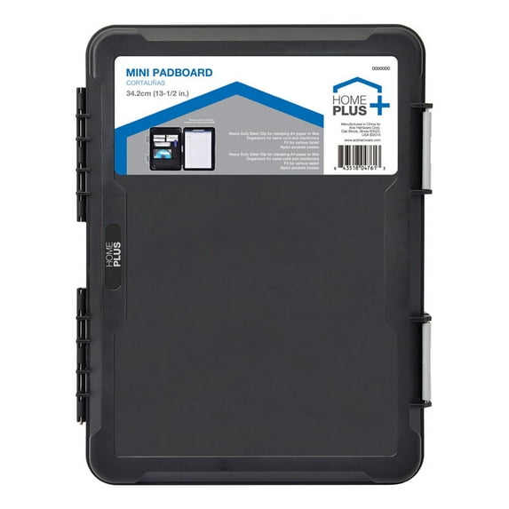 Celebrations 2414787 10.5 x 13.5 in. Home Plus Tempered Hardboard Clipboard Organizer