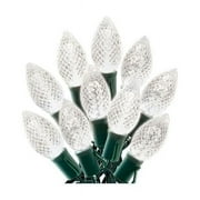 Celebrations 47656-71 Basic LED C9 Cool White 25 ct String Christmas Lights 16 ft.