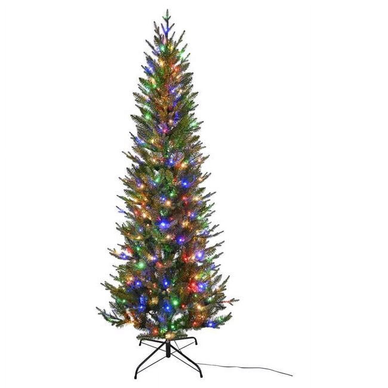 Celebrations 7 ft. Slim LED 350 ct 12Tree Majestic Fraser Fir Color
