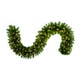 thumbnail image 1 of Celebrations 9016953 9 ft. Prelit Green Pine Garland, Warm White - Case of 4, 1 of 2