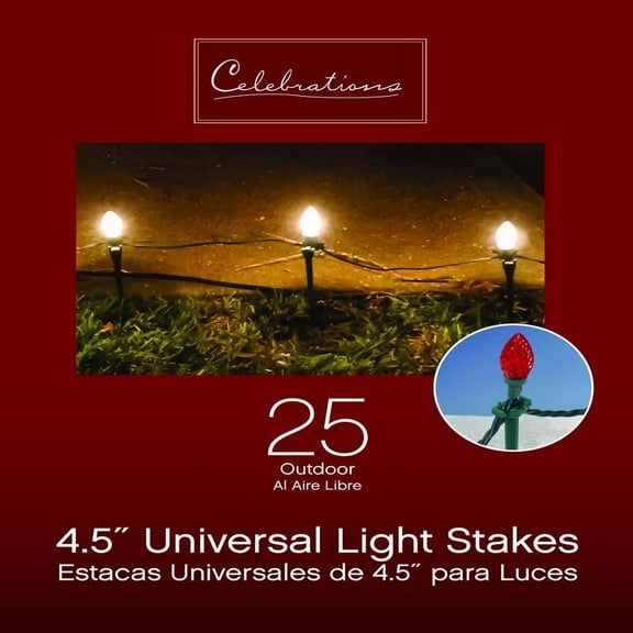 Celebrations 9070297 Light Stake, 25 Count