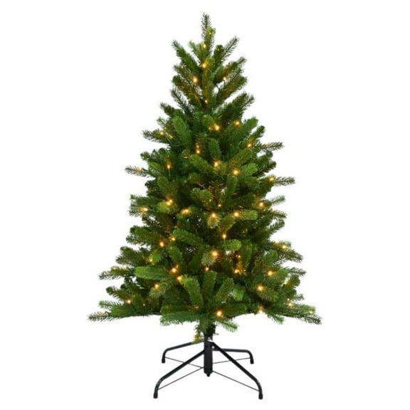 Celebrations 9080829 4 ft. Pencil LED Grand Illume Color Changing Christmas Tree - 150 Count