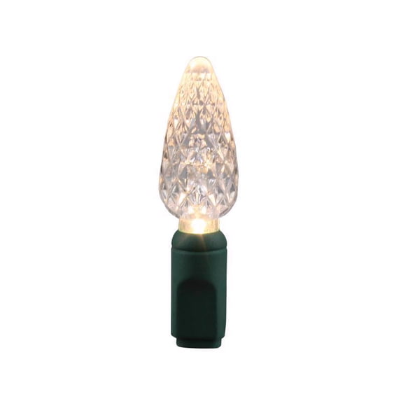 Celebrations Platinum LED C6 Multicolored 50 ct String Christmas Lights 25 ft.