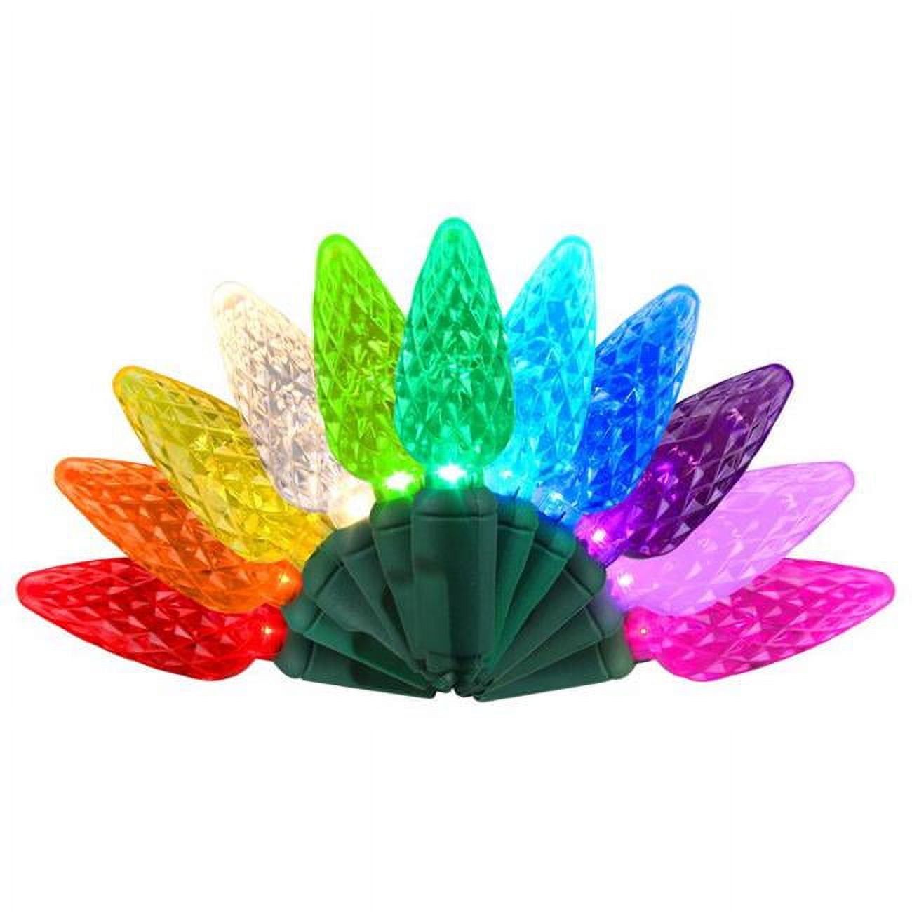 Celebrations 9086396 25 ft. Platinum LED C6 String Christmas Lights