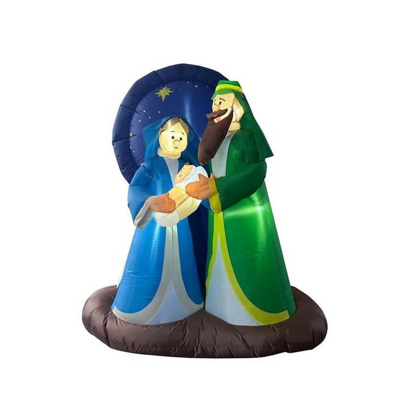 Celebrations 9086625 7 ft. Inflatable LED Nativity Scene