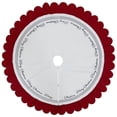 thumbnail image 1 of CMAS SKIRT 10" RD/WHT (Pack of 4), 1 of 2