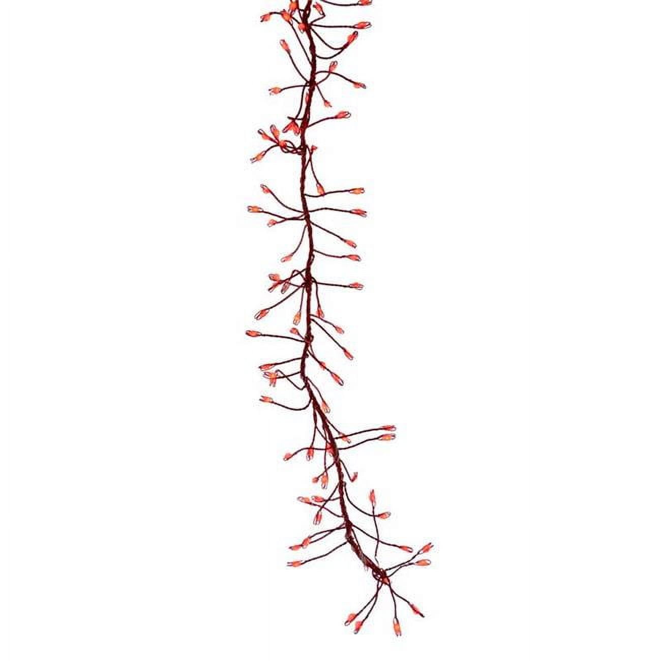 Celebrations 9086864 LED Big Seed Cluster String Christmas Lights, Red