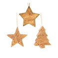 thumbnail image 1 of Celebrations 9439993 Multicolored Plastic Stars & Tree Christmas Ornaments Multi Size - pack of 12, 1 of 1