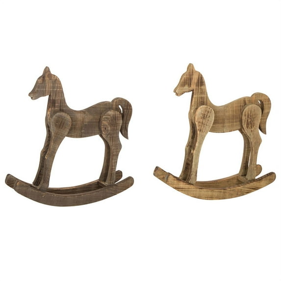 Celebrations Brown Rocking Horse Christmas Decor