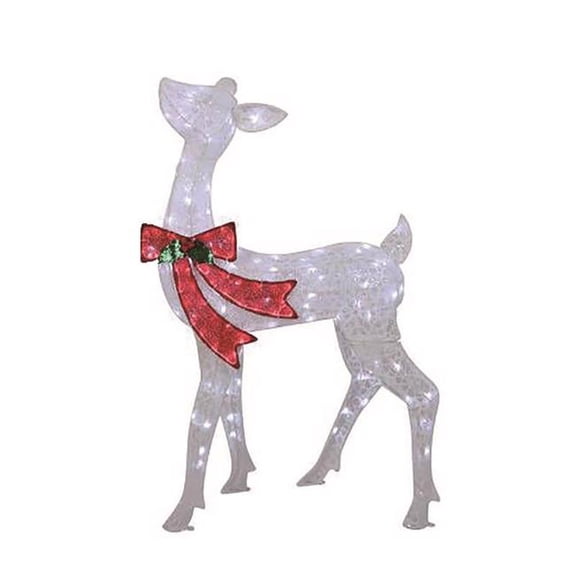 Celebrations 9096477 34.5 in. LED Fawn Yard Decor