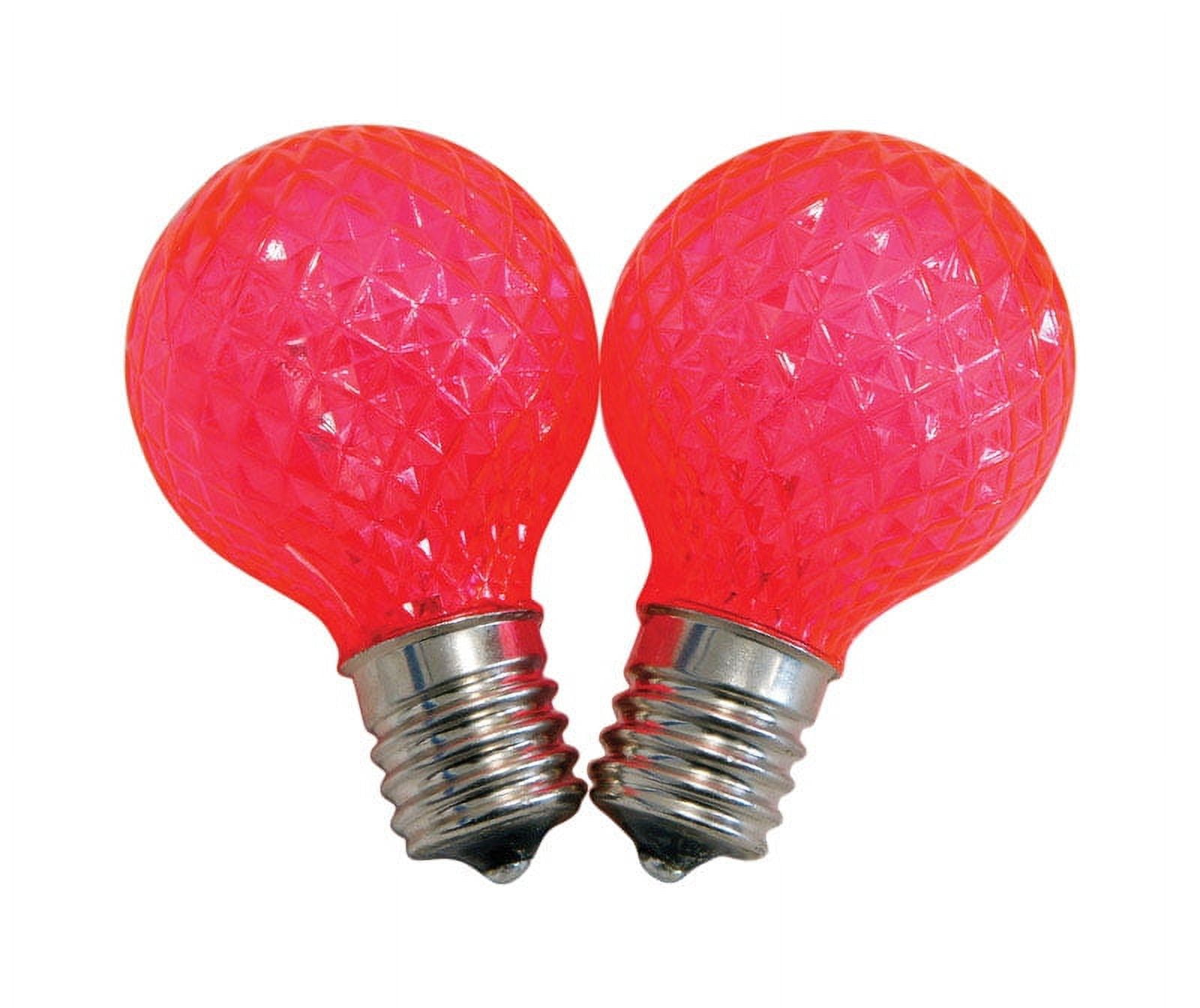 Celebrations LED Pink 25 ct Replacement Christmas Light Bulbs